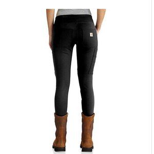 Carhartt Black Force Fitted Midweight Utility Leggings - Slim Fit - Size Large